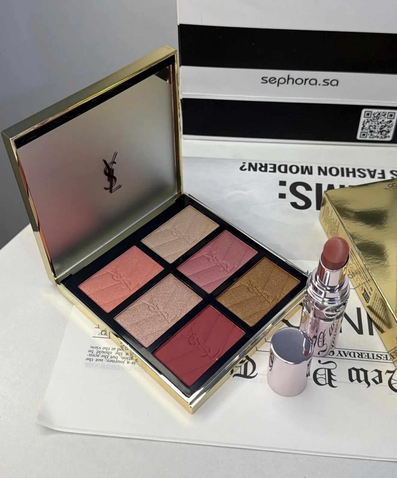 Ysl باليت بلشر هايلايت